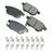 Akebono ACT1354A Disc Brake Pad Set - Rear