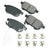 Akebono ACT1354B Disc Brake Pad Set - Rear