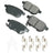 Akebono ACT1354C Disc Brake Pad Set - Rear