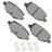 Akebono ACT1377B Disc Brake Pad Set - Rear