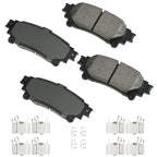 Akebono ACT1391A Disc Brake Pad Set - Rear