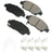 Akebono ACT1394B Disc Brake Pad Set - Front