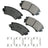 Akebono ACT1404 Disc Brake Pad Set - Front
