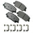 Akebono ACT1413 Disc Brake Pad Set - Front