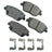 Akebono ACT1444 Disc Brake Pad Set - Front
