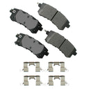 Akebono ACT1510 Disc Brake Pad Set - Rear