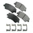 Akebono ACT1543 Disc Brake Pad Set - Front
