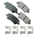 Akebono ACT1544 Disc Brake Pad Set - Rear