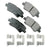 Akebono ACT1544 Disc Brake Pad Set - Rear