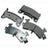 Akebono ACT154 Disc Brake Pad Set - Front