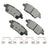 Akebono ACT1551 Disc Brake Pad Set - Rear
