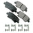 Akebono ACT1594 Disc Brake Pad Set - Rear