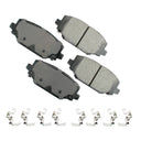 Akebono ACT1596 Disc Brake Pad Set - Rear