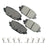 Akebono ACT1596 Disc Brake Pad Set - Rear