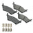 Akebono ACT1602 Disc Brake Pad Set - Rear