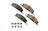 Akebono ACT1611A Disc Brake Pad Set - Front