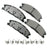 Akebono ACT1611 Disc Brake Pad Set - Front