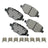Akebono ACT1612 Disc Brake Pad Set - Rear