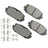 Akebono ACT1628 Disc Brake Pad Set - Front