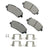 Akebono ACT1640 Disc Brake Pad Set - Front