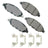 Akebono ACT1649 Disc Brake Pad Set - Front