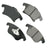 Akebono ACT1653 Disc Brake Pad Set - Front