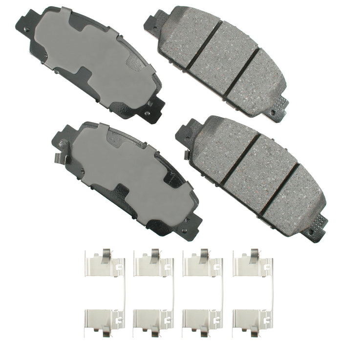 Akebono ACT1654 Disc Brake Pad Set - Front