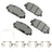 Akebono ACT1697 Disc Brake Pad Set - Front