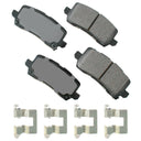 Akebono ACT1698 Disc Brake Pad Set - Rear