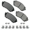 Akebono ACT1711 Disc Brake Pad Set - Front