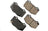 Akebono ACT1718 Disc Brake Pad Set - Rear