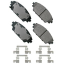 Akebono ACT1728 Disc Brake Pad Set - Front