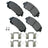 Akebono ACT1737 Disc Brake Pad Set - Front