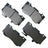 Akebono ACT1784 Disc Brake Pad Set - Front
