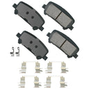Akebono ACT1806 Disc Brake Pad Set - Rear