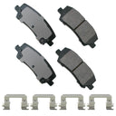 Akebono ACT1810 Disc Brake Pad Set - Rear