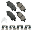 Akebono ACT1812 Disc Brake Pad Set - Rear