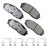 Akebono ACT1814 Disc Brake Pad Set - Front