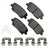 Akebono ACT1816 Disc Brake Pad Set - Rear
