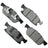 Akebono ACT1818 Disc Brake Pad Set - Front