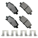 Akebono ACT1841 Disc Brake Pad Set - Rear