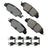 Akebono ACT1846 Disc Brake Pad Set - Rear