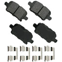 Akebono ACT1857 Disc Brake Pad Set - Rear