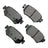 Akebono ACT1874 Disc Brake Pad Set - Rear