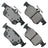 Akebono ACT1878 Disc Brake Pad Set - Rear
