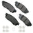 Akebono ACT1879 Disc Brake Pad Set - Rear