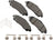 Akebono ACT1896 Disc Brake Pad Set - Front