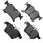 Akebono ACT1901 Disc Brake Pad Set - Rear