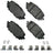 Akebono ACT1903 Disc Brake Pad Set - Front