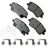 Akebono ACT1912 Disc Brake Pad Set - Front